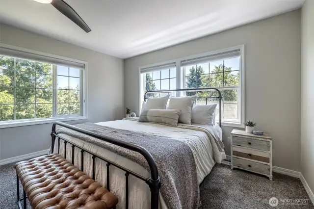 Spacious Primary Bedroom w/ Views