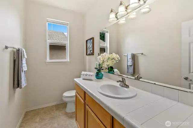 Main floor 1/2 bathroom.
