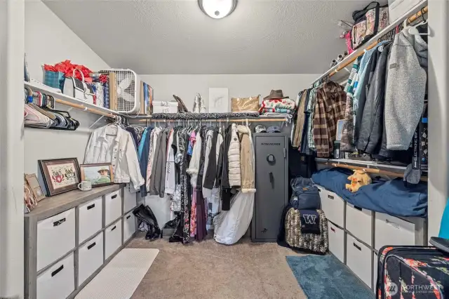 Primary walk-in closet