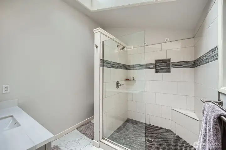 updated bathroom for primary room