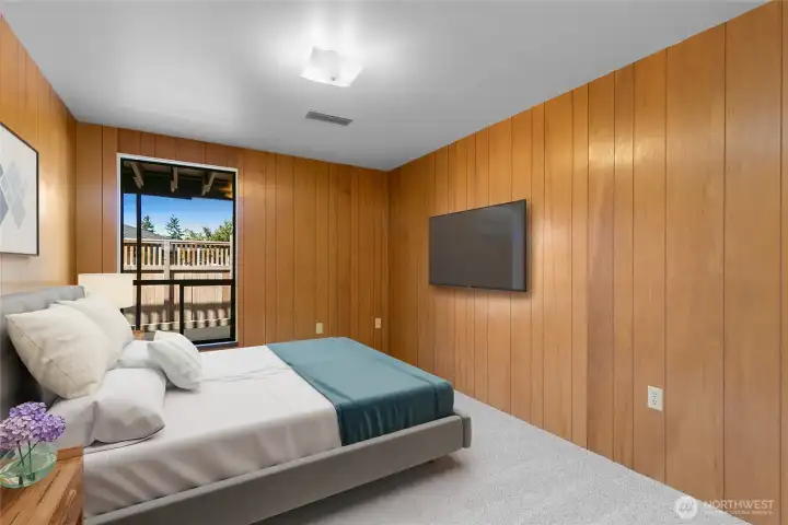 3rd bedroom on lower level.