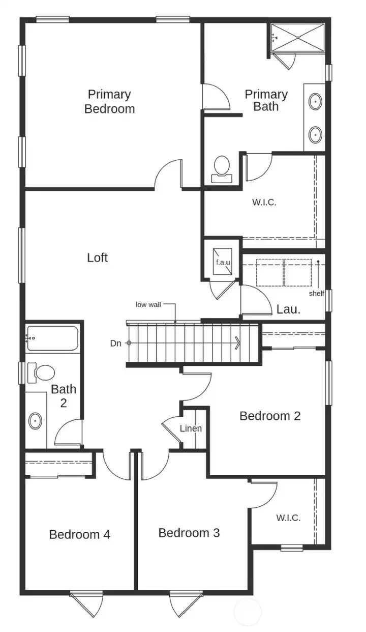 Upper/Floor 2 layout