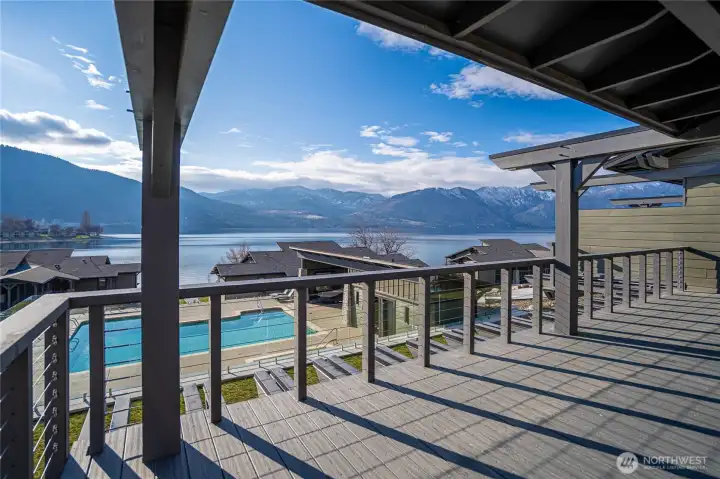 Lake Chelan views from nearly every room in this condo that is "full" in every way:  Fully-renovated, fully-furnished, and full-share condo ownership.