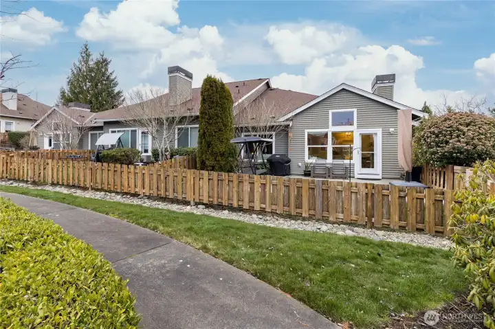 Step out and explore - miles of community sidewalks and walking trails are located just outside your door