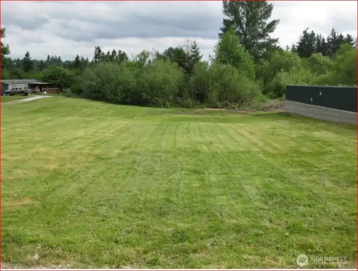 This lot was maintained as a large grass field for years.