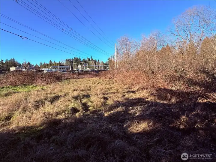 Just inside the Hwy 9 access, facing North. Mostly level and dry