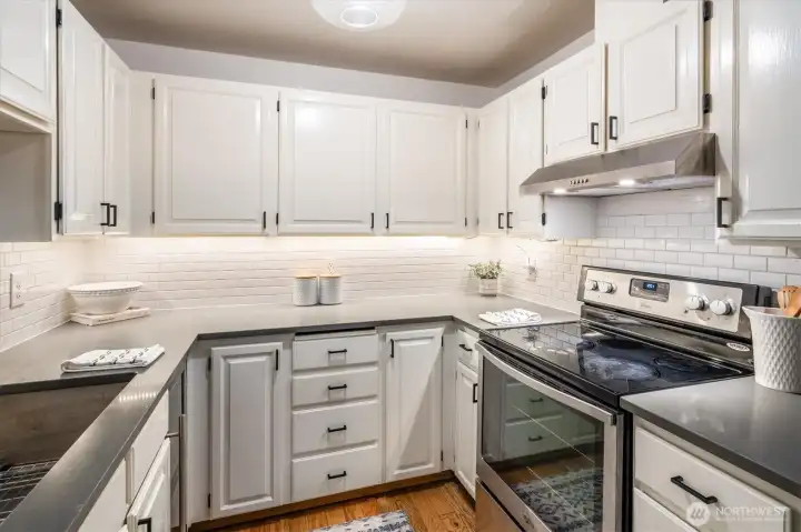 Beautifully updated kitchen.