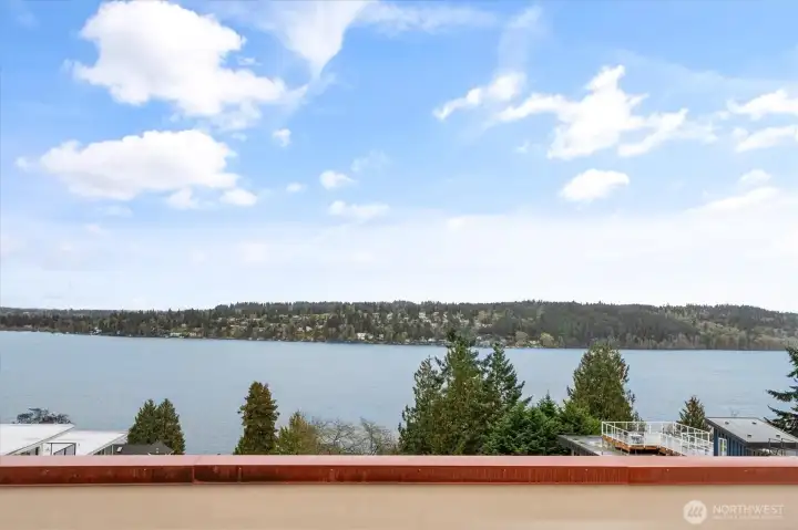 View from the rooftop deck.