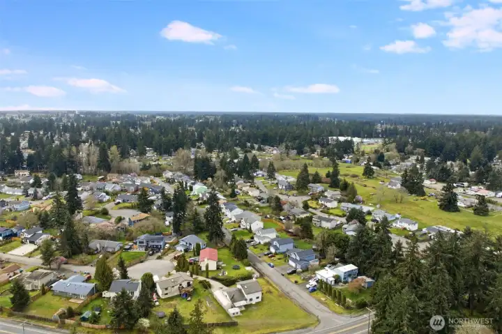 Back view of the property.