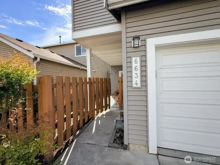 Back Gate to Patio