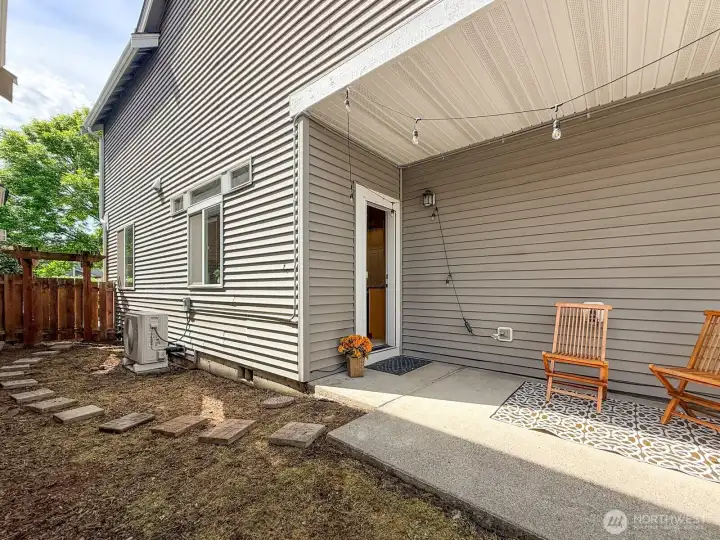 Patio and Yard Area