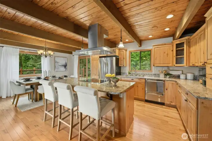 Remodeled Kitchen with upscale appliances