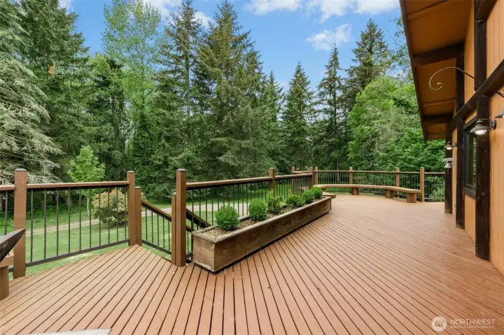 Spacious Entertainment Deck.