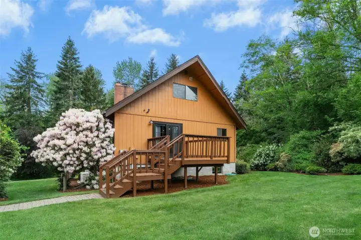 Back deck off Primary Suite