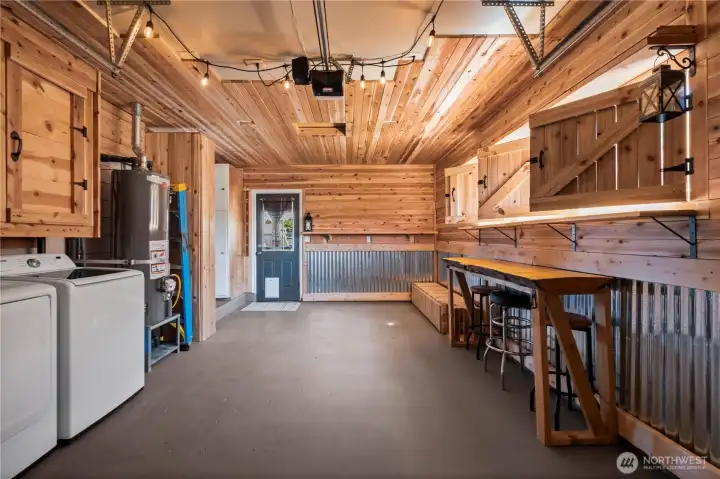The icing on the cake of this home is the lovingly manicured garage. The icing on the cake of this home is the lovingly manicured garage.