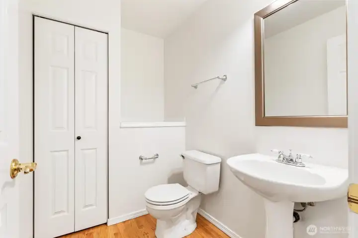 1st floor powder room