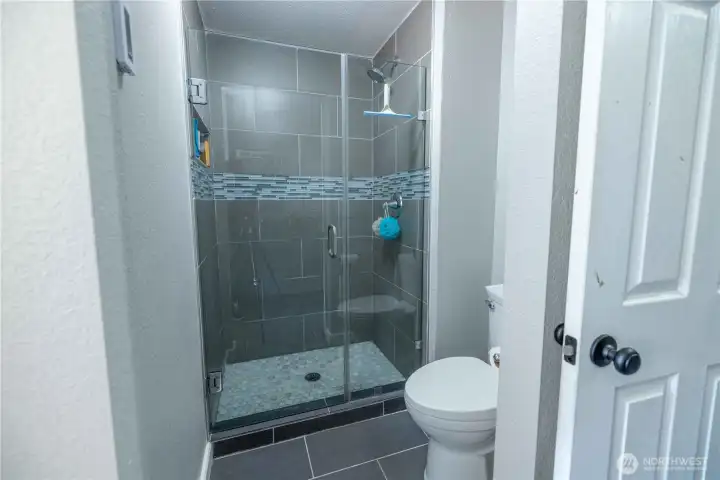 Remodeled walk in shower Remodeled walk in shower