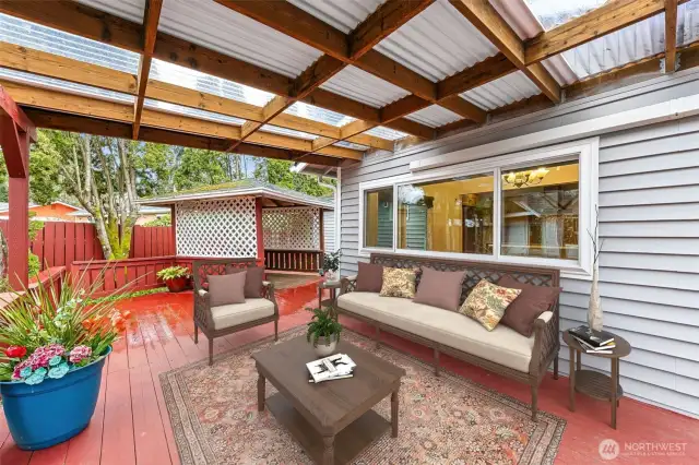 Wrap Around Deck from Dining Room & Kitchen