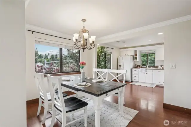 Dining Room with Hardwood Floor
