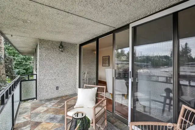 Private, Covered Patio
