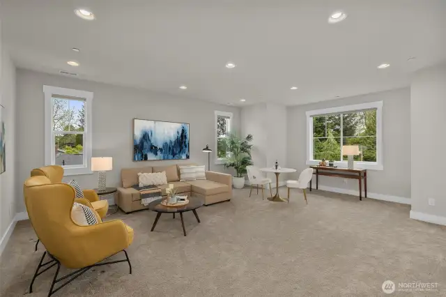 2nd bonus room - plenty of options for media, fitness, games and more