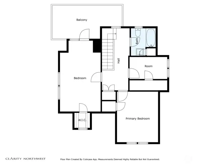 Second floor floorplan.