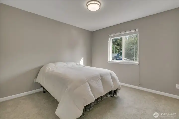 This is the third bedroom. All are large!