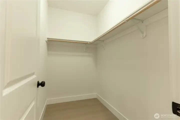 Primary walk-in closet