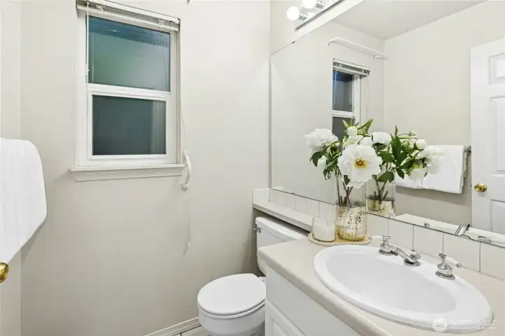 Main floor powder room.