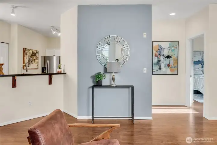 Great amount of mid-day natural light.