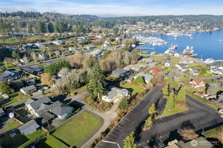 Rare opportunity to own a view lot in the heart of historic downtown Gig Harbor
