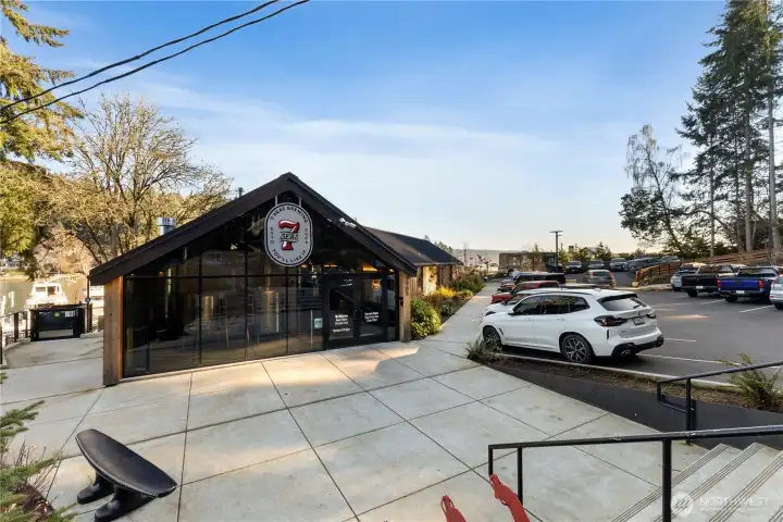 Located just .2 miles from waterfront shops, restaurants, parks and public docks.