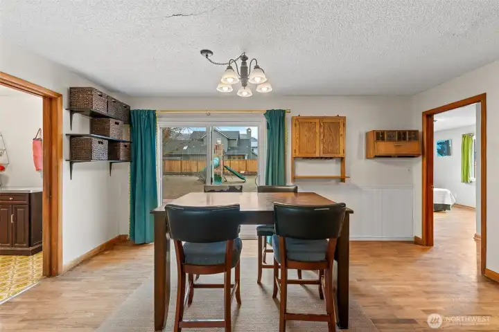 Dining Area and slider