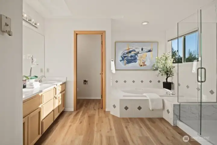 Newly Updated Primary Bath