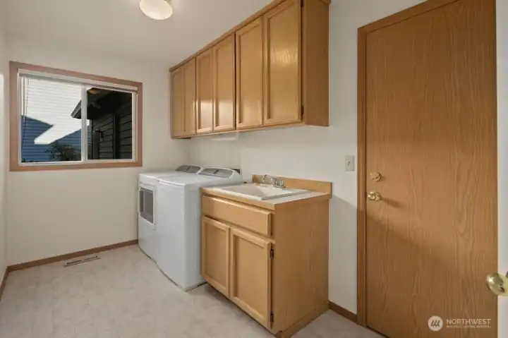 Spacious Laundry Room