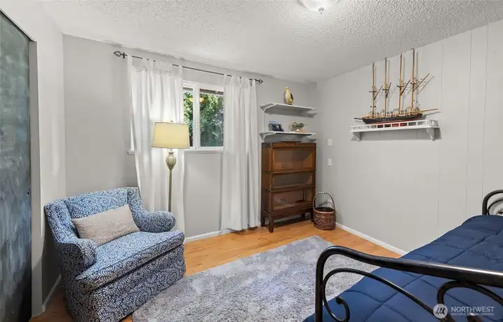One of 3 main floor bedrooms