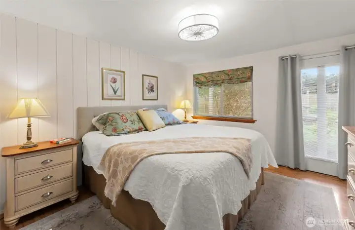 Main floor primary bedroom