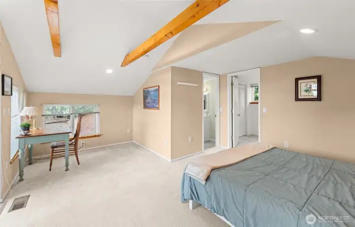 Another view of large upstairs room