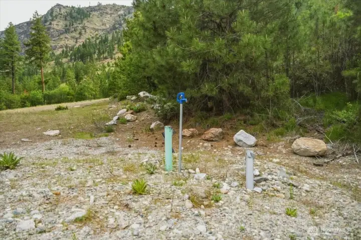Water is on the property.