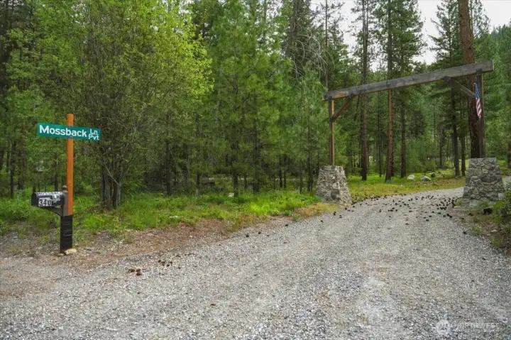 Entrance into property.
