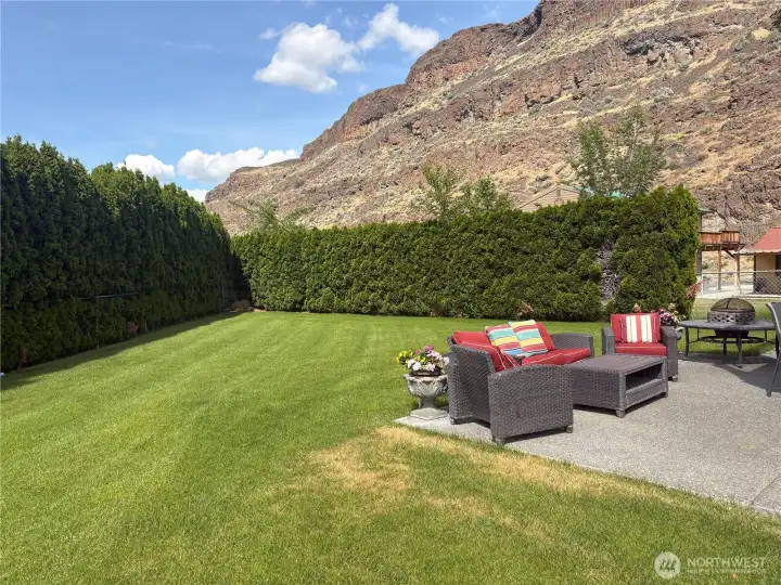 Private yard Private yard