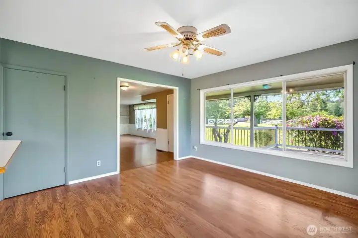 Door on left leads to the unfinished basement.