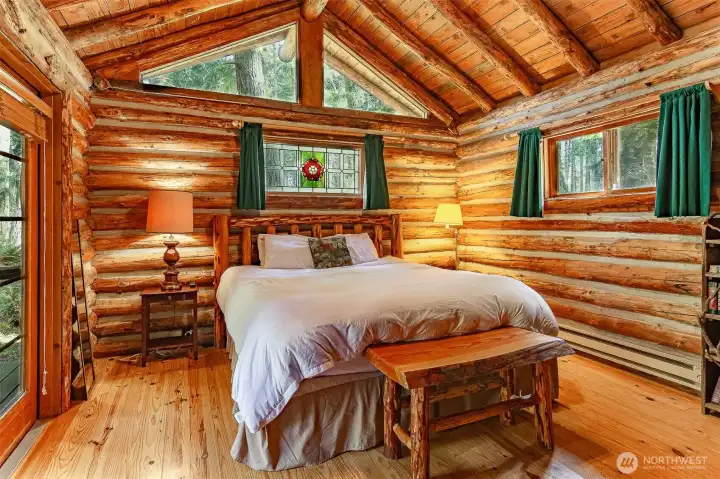 Lots of room in the bedroom plus is has an adjoining deck for morning coffee!