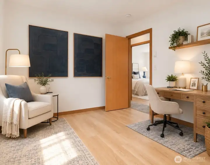 Good Space for Office or Bedroom.