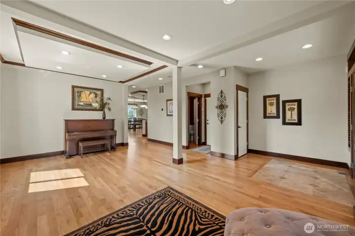 Entertain with ease in a space that seamlessly connects to the heart of the home.