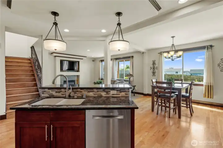 Open-concept living allows everyone to stay connected while enjoying the stunning surroundings.