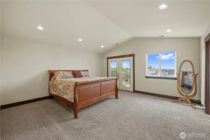 Wake up to breathtaking views and direct access to your private Trex viewing deck.