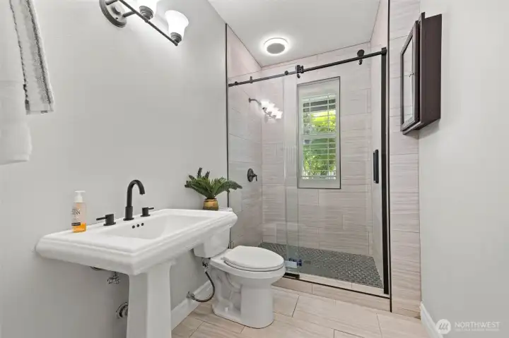 updated guest bathroom
