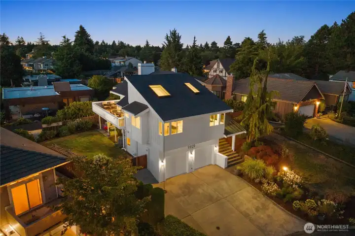 Located in a quiet cul-de-sac, this one of a kind home has plenty of off-street parking.
