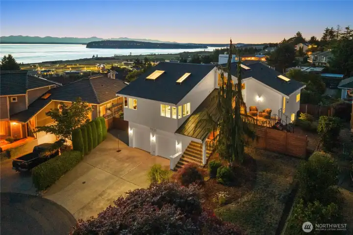 Large driveway but wow...This home just stands out from the rest.